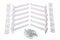 Dreambaby G181 Kindersicherung-Schrank Sicherheitsriegel Schubladensicherung Schranksicherung, 12 Stück (1er Pack)
