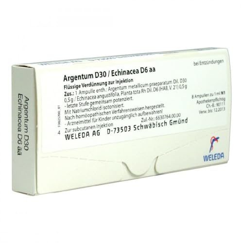 Argentum D30/echinacea D6 aa Ampullen 8 stk