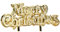 Anniversary House 1pcs Merry Christmas Motto Cake Topper Gold Christmas Cake Decorations, Christmas Cake Toppers, Yule Log Decorations, Traditional Non-Edible Decorations, BX269 UK