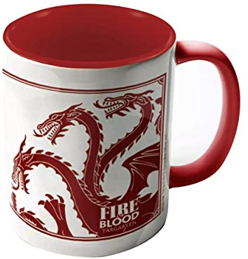 Game of Thrones Targaryen farbiger Innen Tasse,11oz/315ml