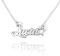Rincón del Artesano Hecho a Mano Málaga. Collar con Nombre para Mujer Personalizado en Plata de Ley 925/1000. Regalo Día de la Madre. Regalo Navidad. Regalo Personalizado. Modelo Lucia Estrella