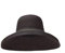 ZJMIYJ Damen Sonnenhut,Weiblicher Sommer Schwarzer Frauenhut Hepburn Style Vintage Design Breite Seite Strohhut Einfarbiger Strandurlaub Strandhut Großer Sonnenhut