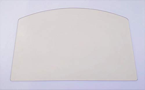 VETRO CERAMICO SAGOMATO x modello Nordica, ISOTTA 47,6cm X 31,7 cm, spessore 4mm