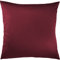 Pure Label Mako Satin Kissenbezug 40x40 cm aus 100% Baumwolle in rot - Traumhaft weiches Deko Kissen passend zu unseren Bettwäsche Sets