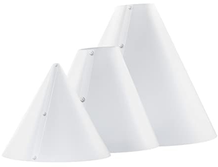 V-Flat World The Light Cone Photo Light & Photo Flash Diffuser - 360 Diffusion for Shooting Reflective Items - Alternative to Photo Box for Product Photography - 3-teiliges Kit