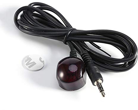 Annadue IR Infrarot Fernbedienungsverlängerungskabel, 38 kHz IR Signalempfänger und IR Verlängerungskabel mit 3,5 mm Stecker für AV Geräte, für STB Boxen, Plug and Play