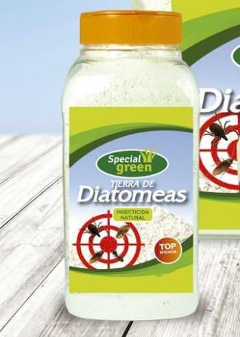 Peyca Tierra de diatomeas 500gr - Special Green, Tratamiento 100% Natural eficaz contra Todo Tipo de Insectos,