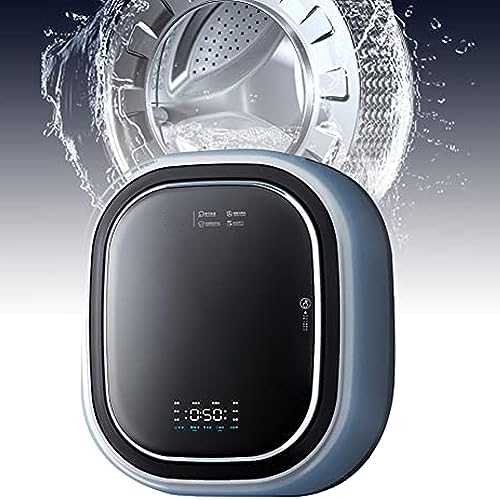 Mini lave-linge mural, lave-linge à chargement frontal 1450 W, lave-linge à sous-vêtements d'une capacité de 3 kg, lave-linge entièrement automatique et essoreuse, gain de place pour appartement