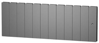 Noirot - Radiateur Électrique Fontéa Plinthe - Inertie Fonte - Chauffage Connectable - Certifié Origine France Garantie, NF - Anthracite, 1000 Watt