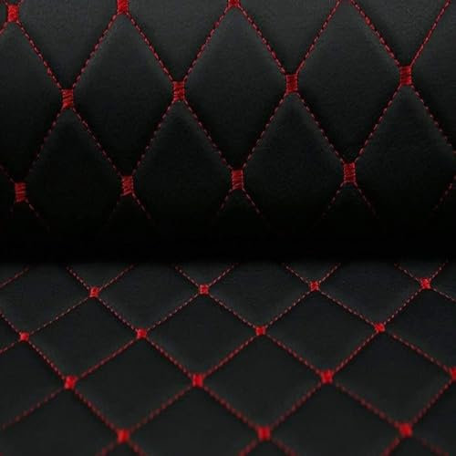 NIANTONG Polster Kunstleder Stoff Meterware Bezugsstoff Textil Lederimitat für Leder Sofa Möbel Autositze Lederstoff Möbelstoff Breite 138cm 1Stück=100cm(Länge)(Size:1.38x1m)