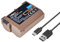 Batterytec EN-EL15C Batterie de Remplacement pour Nikon Caméra Z7ii Z6ii Z5 D850 D810 D810A D780 D75 D610 D500, Zf Z8 Z7 Z6 D7500 D7200 D7100 D7000, 2600mAh USB-C Charge Rapide