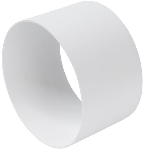 Conector exterior de tubo redondo de 150 mm, accesorio para sistema de ventilación, pieza de conexión para sistemas de tubos redondos, brida hembra