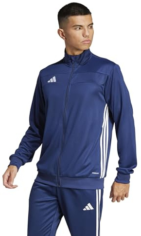 adidas Men's Tiro 25 Essentials Training Soccer Jacket, Team Navy Blue/White, X-Large
