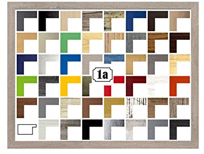 Multicolore Bilderrahmen Posterrahmen Puzzlerahmen 59x84 cm Apfel Apfelbaum Dekor 84x59 cm mit weisser Rückwand und klarem Acrylglas