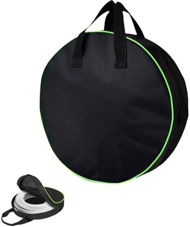 EnixwH Sac Rangement Câble, Cable Bag Sac de Transport de Câble de Charge de Voiture électrique pour Câbles de Type 2 et Type 1 et Organisateur pour Tous Les Câbles et Extensions (40 x 13 cm, Noir)