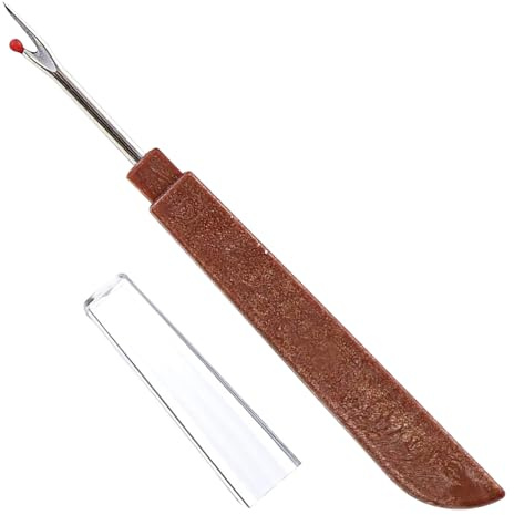 WedDecor Nahttrenner & Stichentferner aus Holz, Präzisionswerkzeug mit ergonomischem Griff zum Nähen, Quilten, Änderungen, Knopflochschneider für Kleidung, Basteln und Sticken, scharfer Unpicker, 20