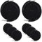 cobee Lot de 8 cordons de rechange pour sweat à capuche, cordon de serrage de rechange pour pantalon de survêtement (noir)