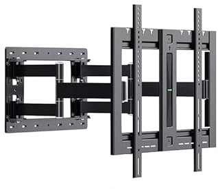 KOHUS Soporte para TV Soporte telescópico for TV, Soporte for TV Integrado Giratorio de Pantalla Grande, Apto for 55, 65, 75, 85, 86 Pulgadas Soporte de televisión(40-85in)