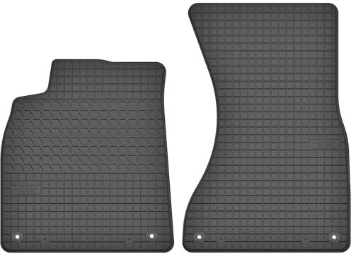 Maßgefertigte Auto Gummimatten, kompatibel mit Audi A6 C7 von 2011 bis 2018-2 teilige Gummifußmatten Set, Geruchlos & Abriebfest, Hochwertige Fußmatte Auto Accessoires
