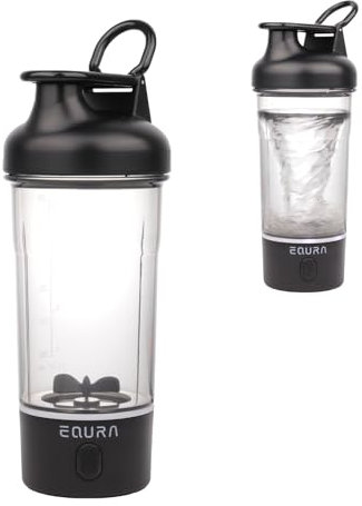 Daasigwaa Electric Protein Shaker Bottle, 25.4 Oz Pulse Blender Bottles For Protein Mixes, | Tritan | Bpa Free| Portable Mixer Cup, Rechargeable Shake Cups And Meal Replacement Shakes(Black)