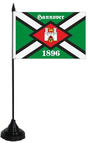 U24 Tischflagge Hannover 1896 Fahne Flagge Tischfahne 10 x 15 cm