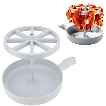 Mikrowellen-Speckform, Fett Reduzieren, Macht Knusprigen Specke in Wenigen Minuten, Grillrost für die Küche zu Hause oder Im Restaurant