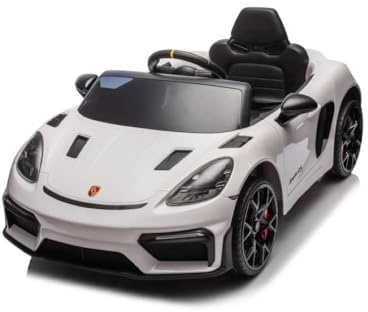 Kinder Elektroauto Porsche Spyder RS Zwei Motoren+12 V Akku+LED+FB