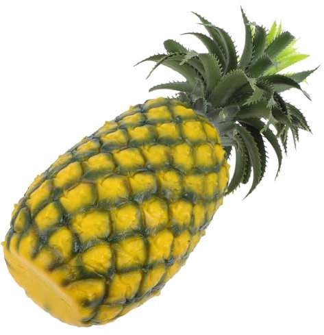 IMIKEYA Unique Pineapple Decorations Plastic Pineapple Fruit Enhance Your Home Event Ambiance