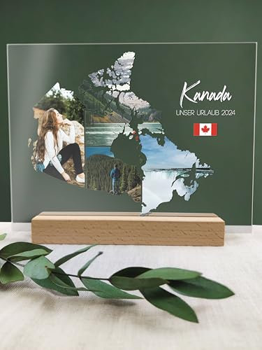 Kanada Geschenk - Kanada Deko Acryl Foto Geschenk personalisiert - Toronto, Kanada Urlaub, Niagara Fälle, Kanada Geschenkidee, Kanada Geschenke, Kanada Souvenir, Banff-Nationalpark
