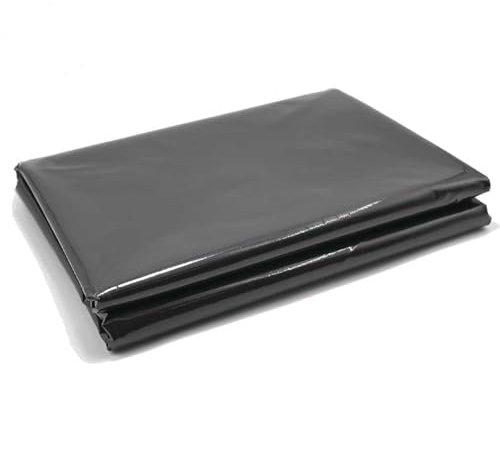 Revestimiento para estanques de 3 x 4 m, 4 x 6 m, 5 x 7 m, 8 x 10 m, 10 x 12 m, HDPE impermeable, lona negra resistente para estanques exteriores, embalses, piscinas y lagos artificiales.(2x2.5m)