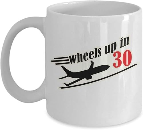 Giftme Wheels Up in 30 Criminal Minds Tv Show Aaron Hotchner Reid Quote Birthday Coffee Tea Mug Unique 11oz White Ceramic Mug
