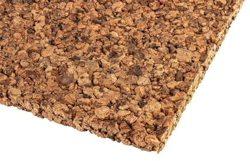 Iso-Korkplatte 1000x500x20 mm – nachhaltige Dämmplatte aus natürlichem Presskork zur zuverlässigen Schall- und Wärmedämmung in Wänden, Decken, Trockenbau & Verkleidungen