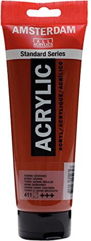 Amsterdam Standard Series Acrylique Tube 250 ml Terre de Sienne Brûlée 411 (17124110)