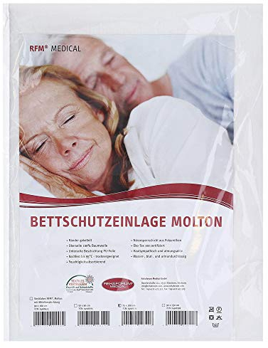 Betteinlage Molton/PVC 70x100 cm