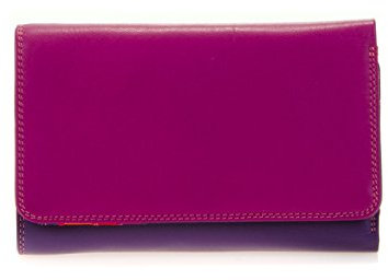 mywalit - Leder Damen Geldbörse - medium tri-fold w/Outer Zip Purse - 363-75 - Sangria
