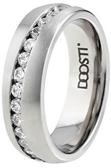 DOOSTI Freundschaftsring/Partnerring Hope Titan mit Gratis Gravur
