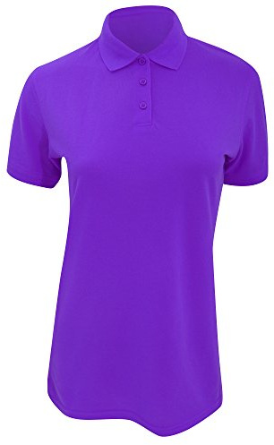 Kustom Kit Ladies Klassic Superwash Short Sleeve Polo Shirt (16) (Purple)