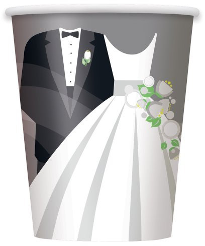 Unique 45746 Tableware, Paper, Gray, White, Black, Green