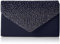 SwankySwans Damen Clutch Abby mit Strasssteinen, Umschlag-Stil, Blau (Marineblau), Einheitsgröße
