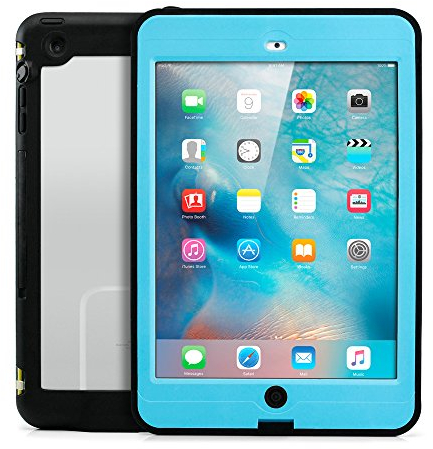 Trenro wasserdichte Schutzhülle für iPad Mini, Hellblau