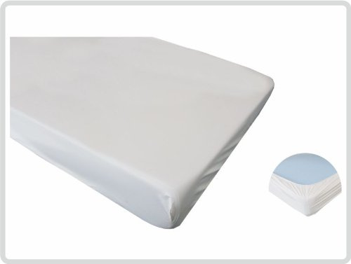 Spannbettschutz Spannbettlaken Matratzenschutzbezug, Spannbettlaken Matratzenschoner PVC wasserundurchlässig wasserdicht 90x200 *Top-Qualität zum Top-Preis*