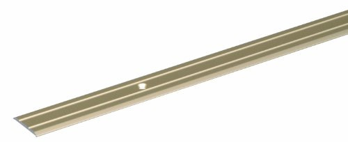 Alberts 491390 Übergangsprofil | gebohrt | Aluminium, sandfarbig eloxiert | 900 x 38 mm
