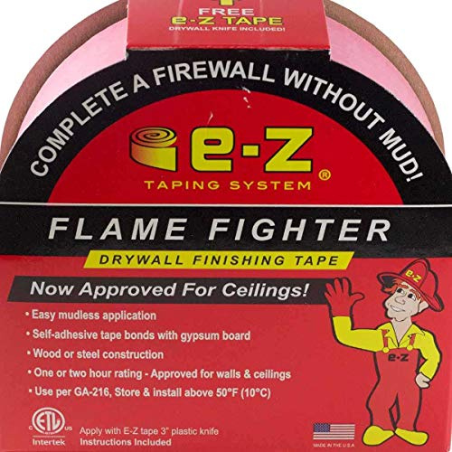 E-Z Taping System 99251-12-3 Flame Fighter Drywall Fire Tape by E-Z Taping System