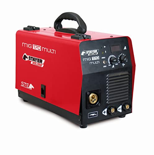 Welding Stayer Mig 170 Multi-Inverter MigMag 170A 4 mm-Hilo0,8 0,9 Kva10Kg Devanadora5Kg Kva5 mm