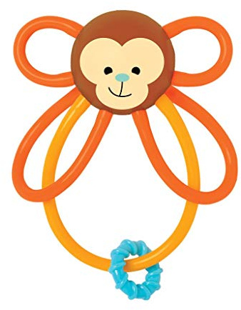 Manhattan Toy Winkel AFFE Rassel & Sinnes Beißring