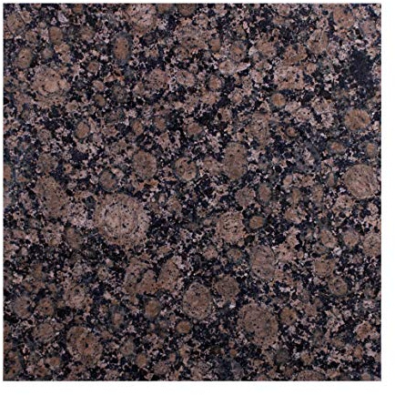 Tischplatte aus Granit mit 3,6cm Dicke Kannte, Handbearbeitete Naturstein Arbeitsplatte in verschiedenen Varianten Größe: 60 x 60 x 3,8cm, Gewicht: 32 KG
