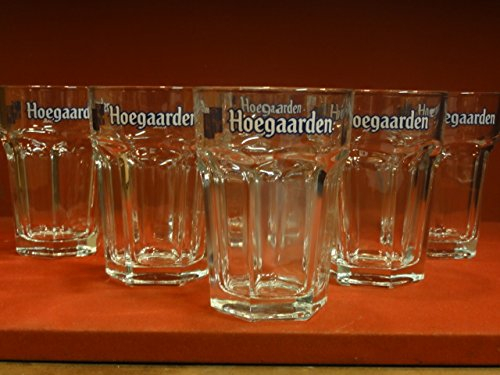 6 VERRES HOEGAARDEN 33CL HT. 14CM