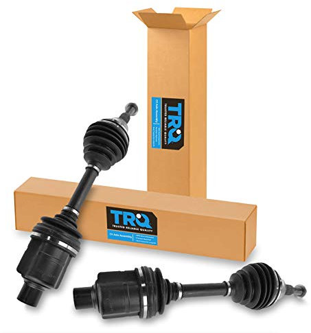 TRQ Vordere Fahrer- und Beifahrerseite CV Achse Montageset 2-teilig kompatibel mit Dodge Ram 1500 4WD 2002-2005