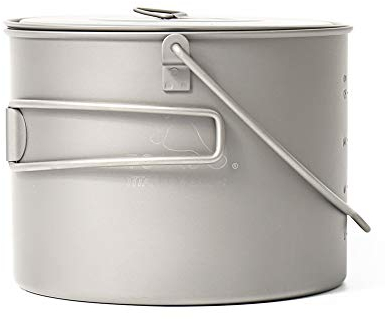 TOAKS Im Freien hängender Topf des Titans Einfach zu tragen, eine Vielzahl von Kapazitäten (1300ml)