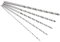 Brocas metal largas, Brocas Madera Largas Brocas Helicoidales Extra Long de Alta Velocidad de Acero de Mango Recto Twist Broca Herramienta 2-5 mm para Madera